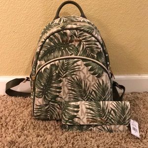 Michael Kors backpack purse & wallet